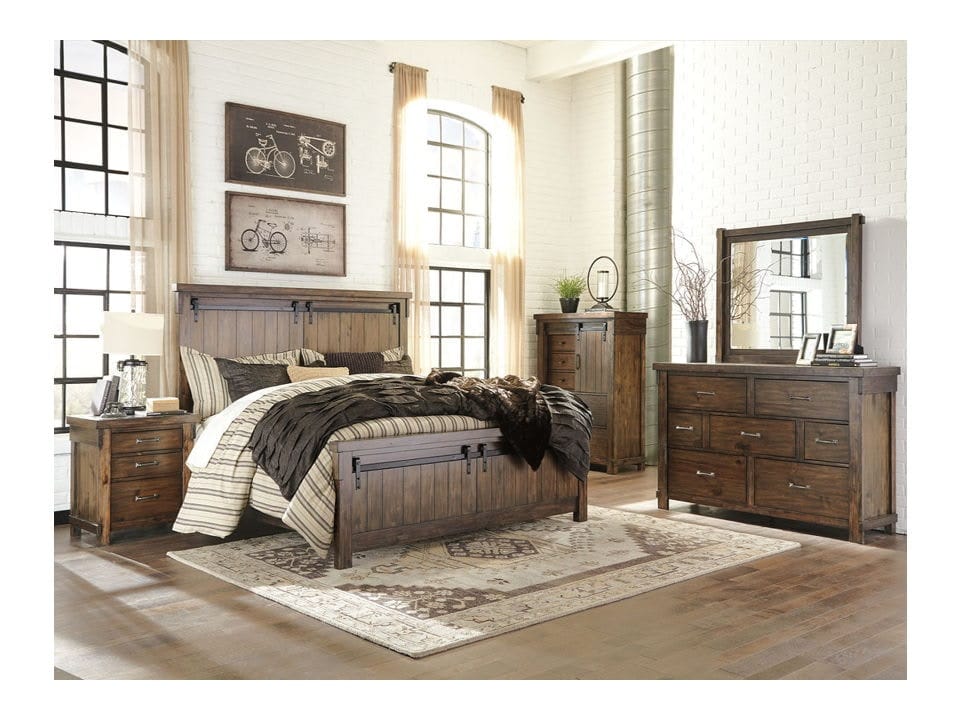 Ashley Lakeleigh 7 Piece King Bed Set - Portland, OR | Key Home Furnishings