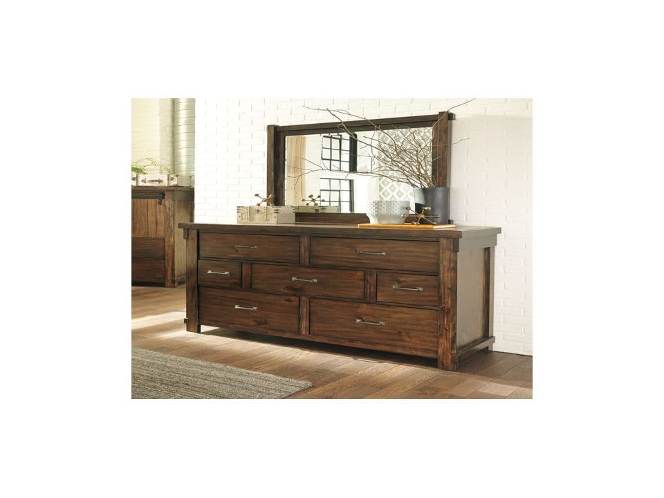 Ashley Bedroom Dresser and Mirror B718-31-36