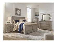 Ashley Bedroom 8 Piece King Panel Bed Set B733-31-36-46-58-56-97-92-2