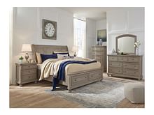 Ashley Bedroom 8 Piece King Sleigh Bed Set B733-31-36-46-78-76-99-92-2