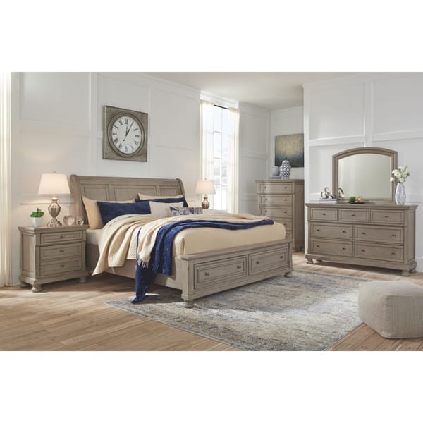 Ashley Bedroom 8 Piece Queen Sleigh Bed Set B733-31-36-46-77-74-98-92-2