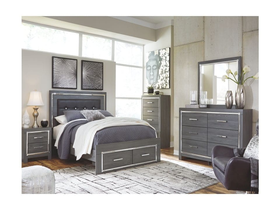 Ashley Bedroom 8 Piece Queen Storage Bed Set B214-31-36-46-57-54S-96-92-2