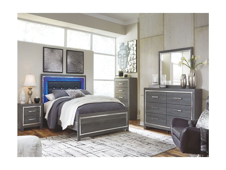 Ashley Bedroom 5 Piece Queen Panel Bed Set B214-31-36-57-54-96