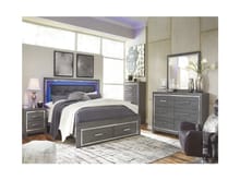 Ashley Bedroom 5 Piece King Storage Bed Set B214-31-36-58-56S-97