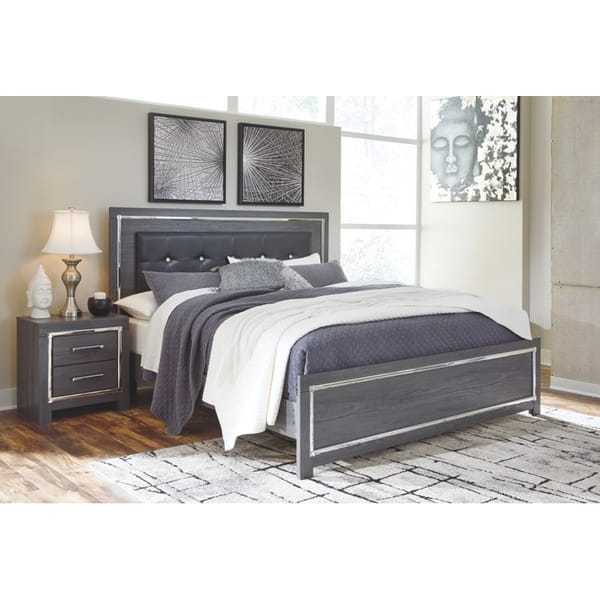 Ashley Bedroom 5 Piece King Panel Bed Set B214-31-36-58-56-97