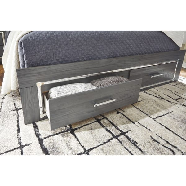 Ashley Bedroom Full Panel Bed with Storage B214-87-84S-86