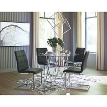 Dining Room 5 Piece Round Dining Table Set