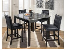 Ashley Dining Room Maysville Counter Height Dining Table and Bar Stools (Set of 5) D154-223