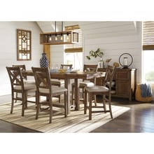 Ashley Moriville 8 Piece Rectangular Counter Dining Set - Portland, OR | Key Home Furnishings