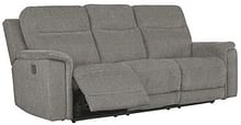 Ashley Living Room Mouttrie Power Reclining Loveseat with Console 7320518
