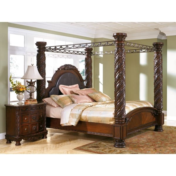 Ashley Bedroom 7 Piece California King Poster Bed Set B553-131-36-172-151-162-150-195