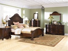 Ashley Bedroom 6 Piece King Panel Bed Set B553-131-36-46-158-256-197