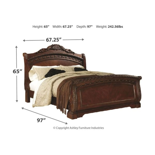 Ashley Bedroom 7 Piece Queen Sleigh Bed Set B553-131-36-77-74-75-193-2
