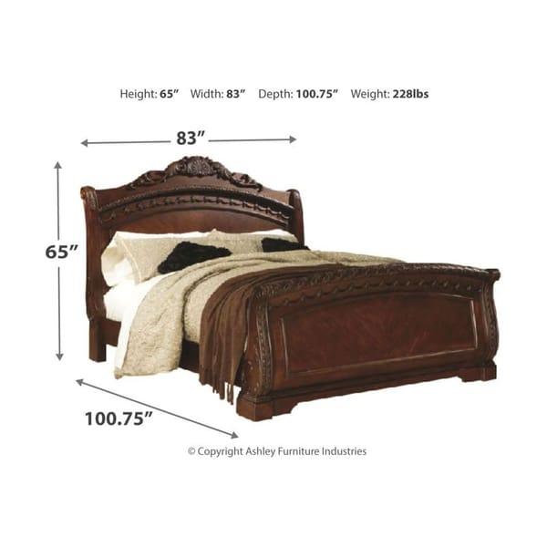 Ashley Bedroom 7 Piece California King Sleigh Bed Set B553-131-36-78-76-73-193-2