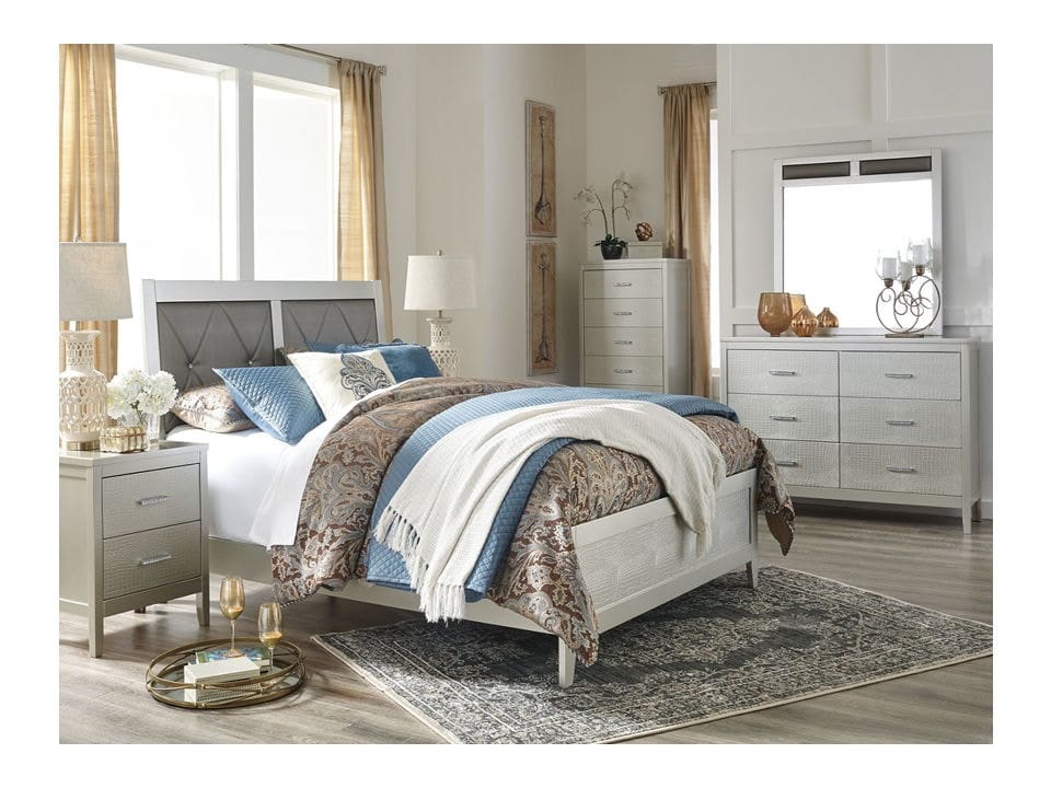 Ashley Olivet 6 Piece King Bed Set - Portland, OR | Key Home Furnishings