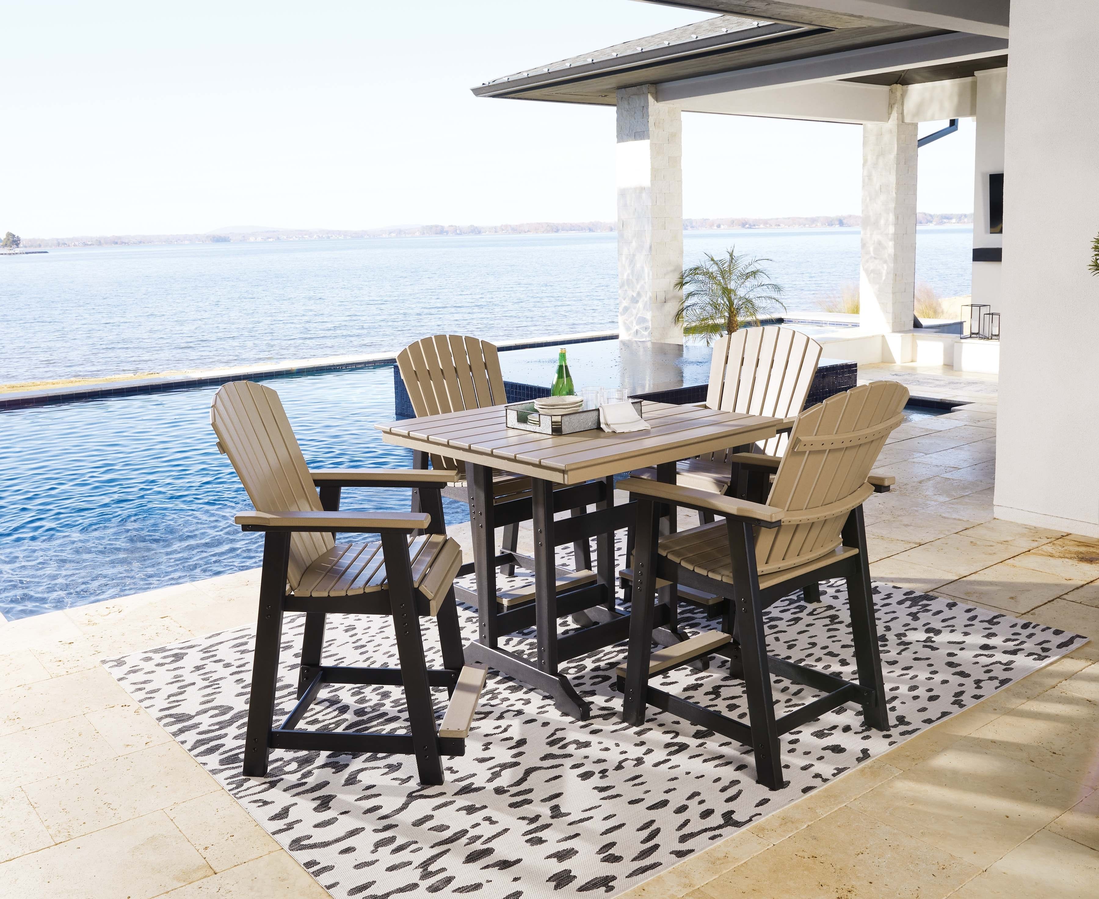 Ashley Dining Room 5 Piece Counter Dining Set P211-632-124-2