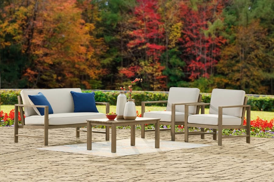 Ashley Outdoor/Patio 4 Piece Lounge Set P349-035-820