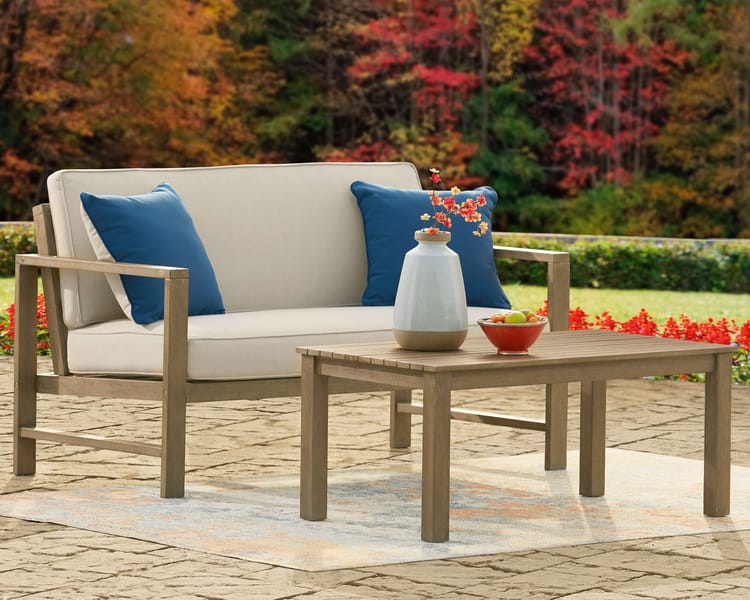 Ashley Outdoor/Patio 4 Piece Lounge Set P349-035-820