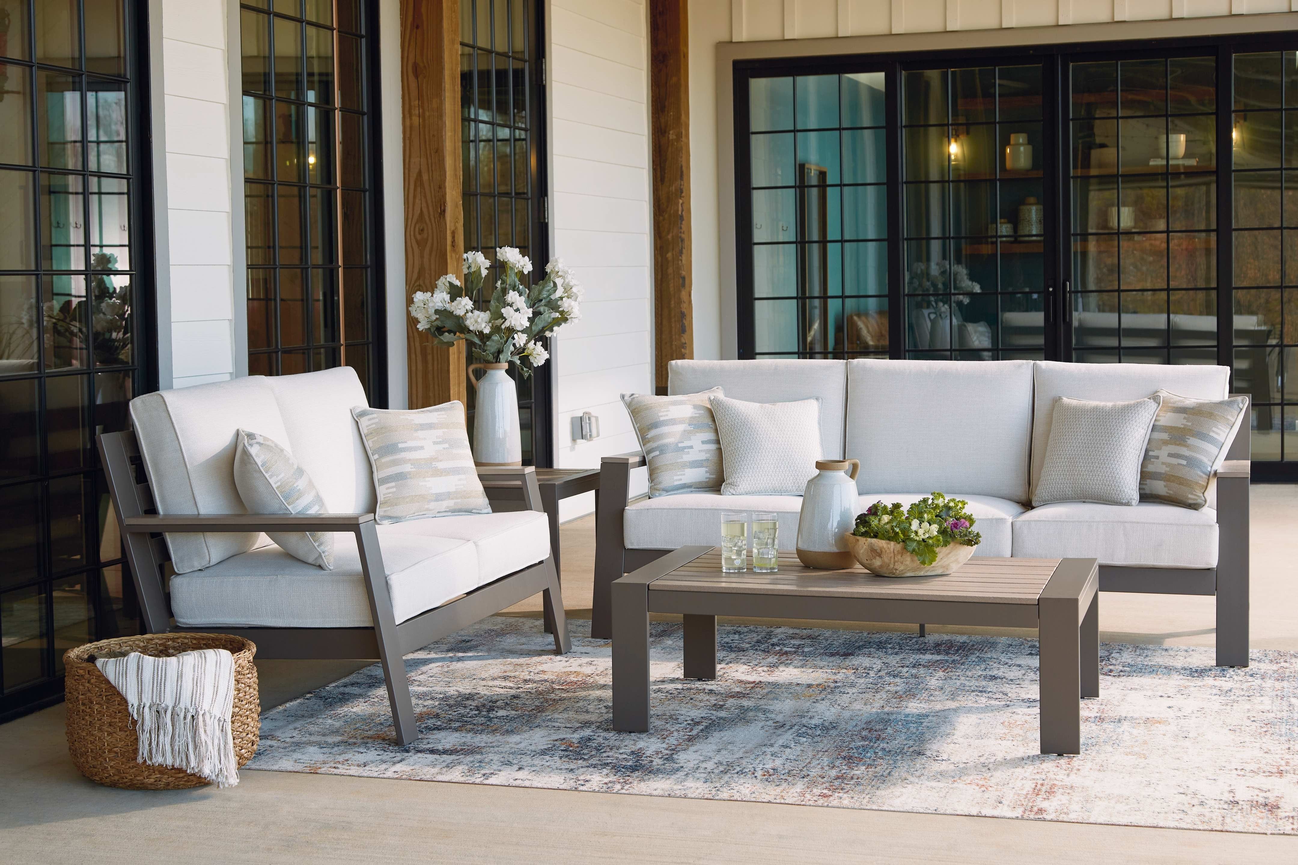 Ashley Outdoor/Patio 5 Piece Lounge Set P514-838-835-701-702-2