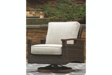 Ashley Outdoor/Patio Paradise Trail Swivel Lounge Chair (QTY 2) P750-821