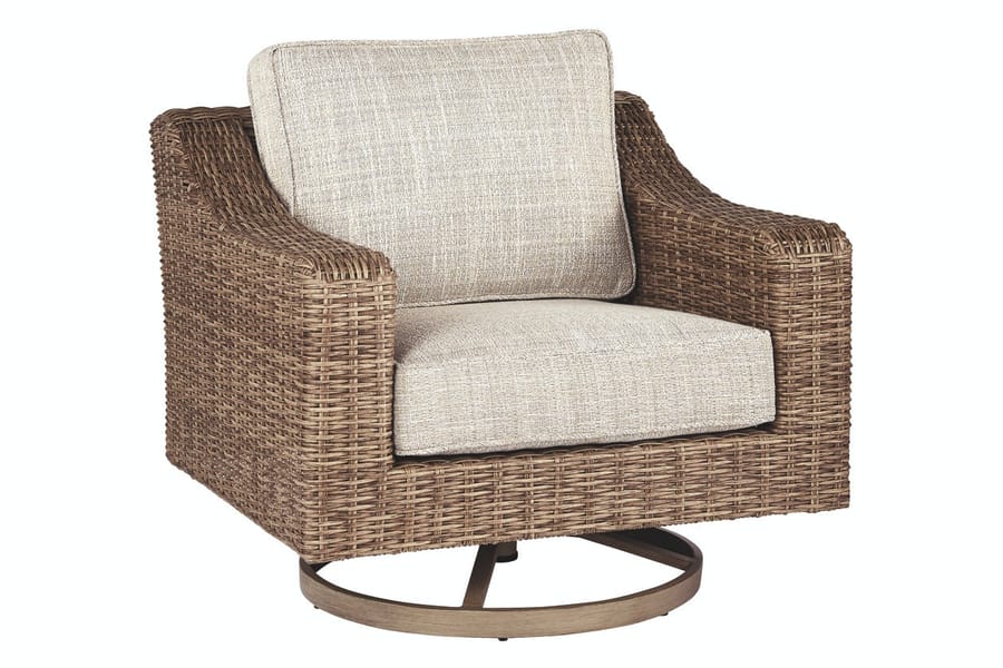 Ashley Outdoor/Patio Beachcroft Swivel Lounge Chair P791-821