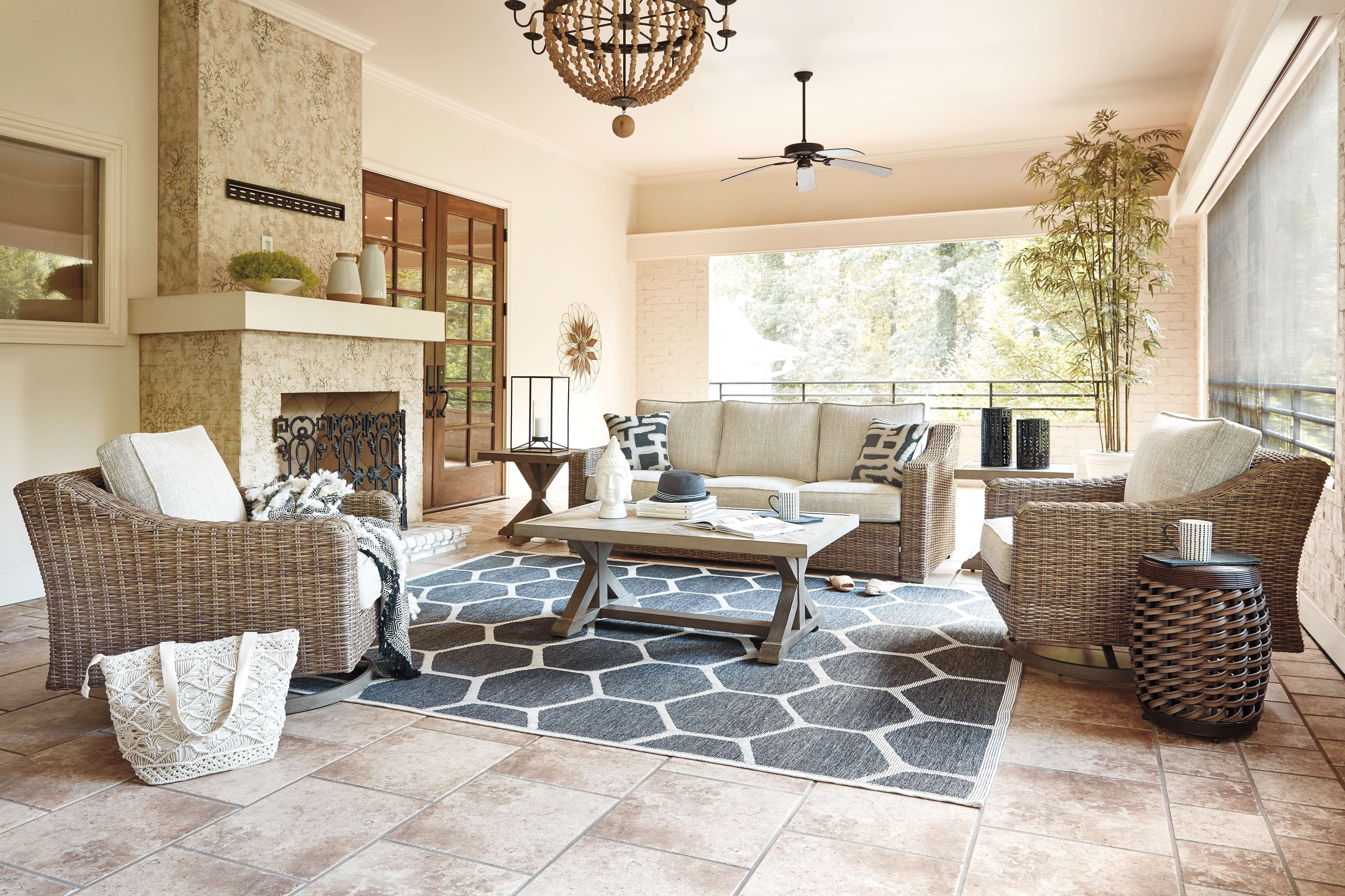 Ashley Outdoor/Patio 6 Piece Lounge Set P791-838-821-2-701-702-2