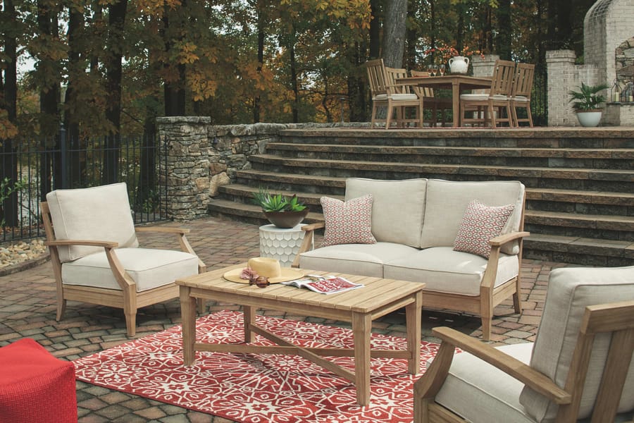Ashley Outdoor/Patio 3 Piece Lounge Set P801-835-820-2