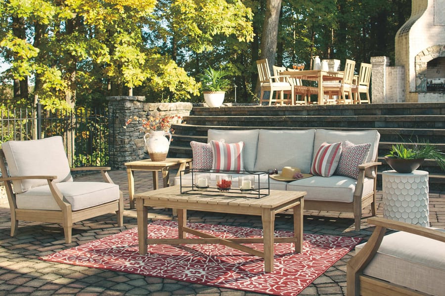 Ashley Outdoor/Patio 4 Piece Lounge Set P801-838-835-820-2