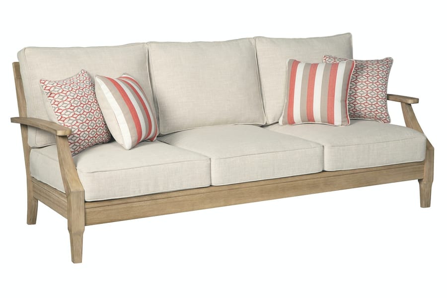 Ashley Outdoor/Patio Clare View Sofa with Cushion P801-838