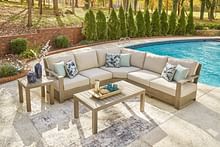 Ashley Outdoor/Patio 6 Piece Lounge Set P804-854-846-877-701-702