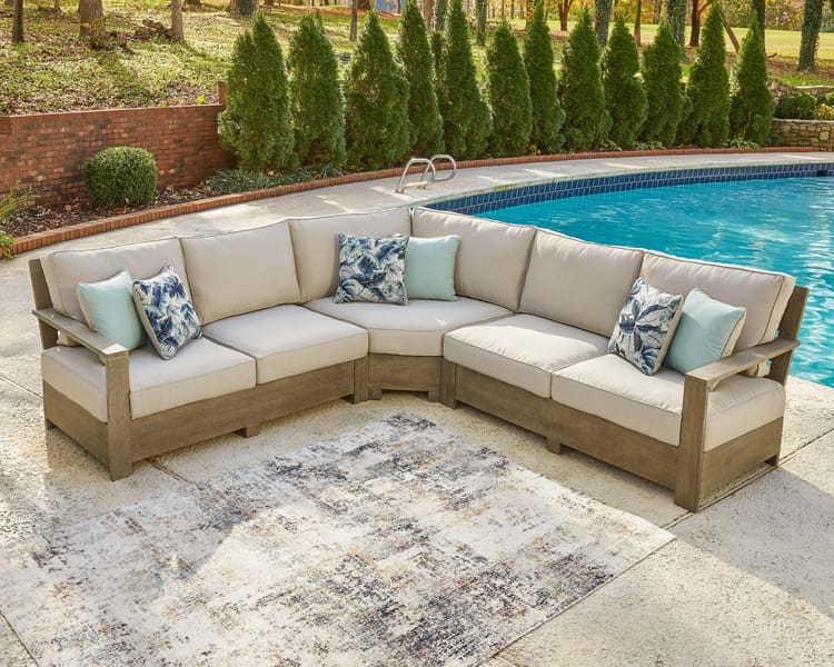 Ashley Outdoor/Patio 6 Piece Lounge Set P804-854-846-877-701-702