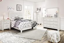 Ashley Bedroom 6 Piece Full Panel Bed Set B181-21-26-48-87-84-92