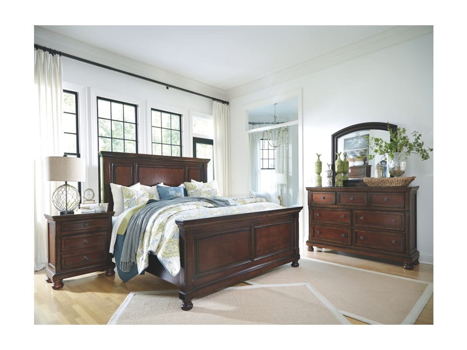 Ashley Bedroom Porter 7 Piece Queen Bed Set B697-31-36-46-57-54-96-92