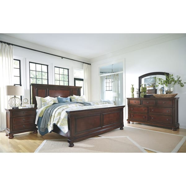 Ashley Bedroom Porter 5 Piece Queen Bed Set B697-31-36-57-54-96