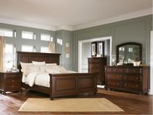 Ashley Bedroom 6 Piece California King Panel Bed Set B697-31-36-58-56-94-92