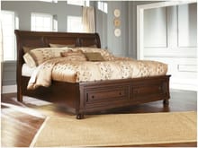 Ashley Queen Sleigh Storage Bed - Portland, OR | Key Home Furnishings