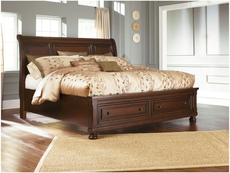 Ashley California King Sleigh Storage Bed - Portland, OR | Key Home Furnishings