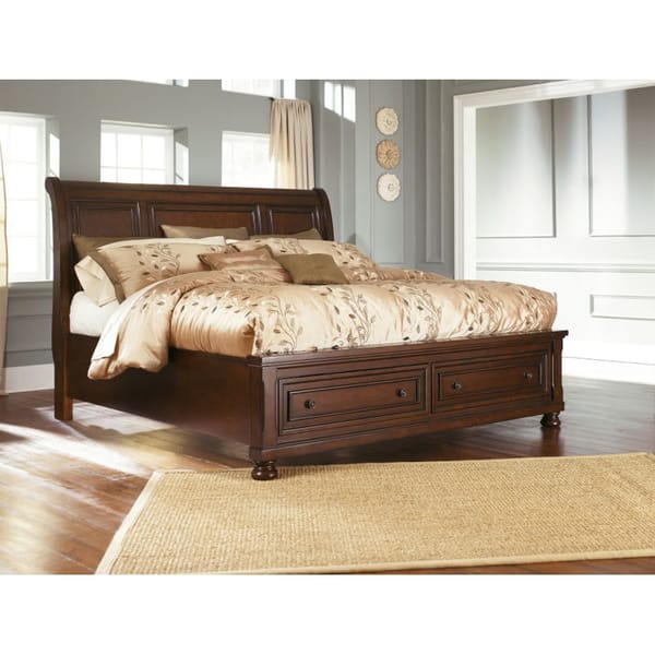 Ashley California King Sleigh Storage Bed - Portland, OR | Key Home Furnishings
