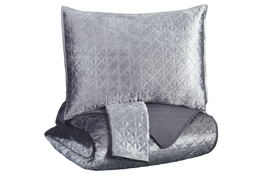 Ashley Bedroom Maryam 3-Piece Queen Coverlet Set Q350003Q