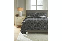 Ashley Bedroom Jabesh 3-Piece Queen Quilt Set Q365033Q
