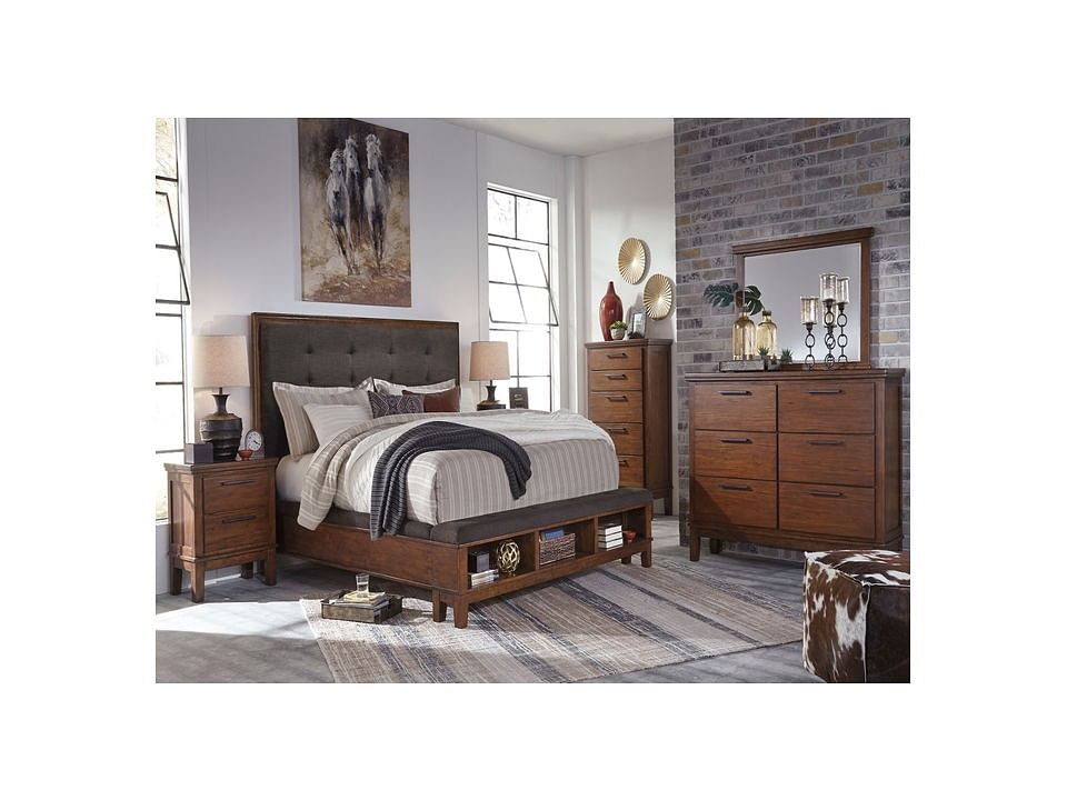 Ashley Ralene 5 Piece Queen Bed Set - Portland, OR | Key Home Furnishings