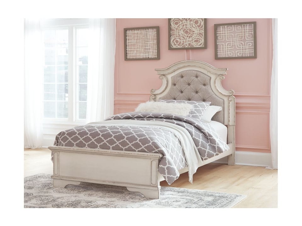 Ashley Bedroom Twin Upholstered Panel Bed B743-53-...