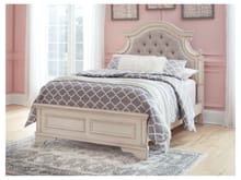Ashley Bedroom Full Upholstered Panel Bed B743-87-84-86