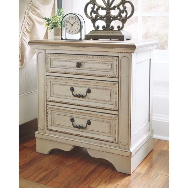 Ashley Bedroom Three Drawer Night Stand B743-93