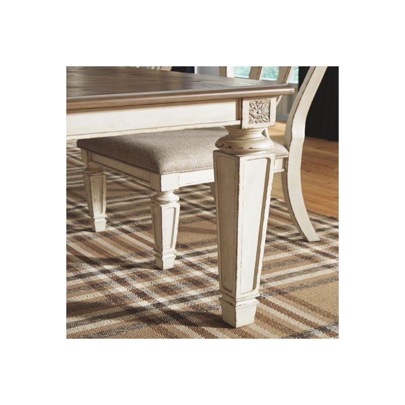 Ashley Dining Room Rectangular Dining Table with Leaf Set D743-45-02-6