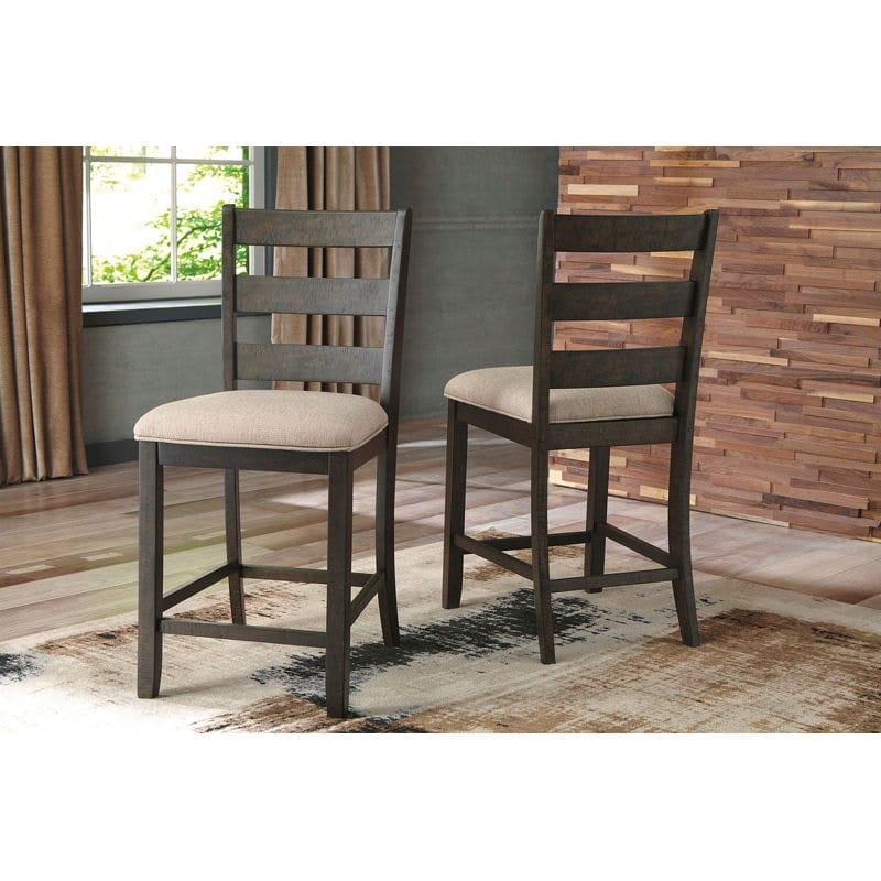 Ashley Rokane 3 Piece Rectangular Counter Dining Set - Portland, OR | Key Home Furnishings
