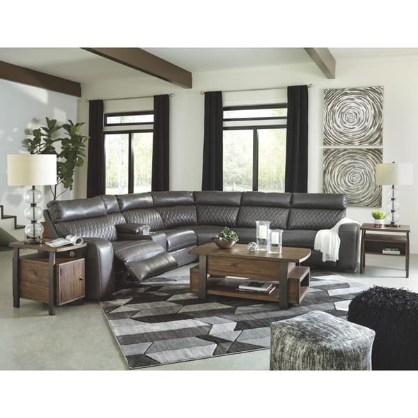 Ashley Living Room Power Reclining Sectional 55203-58-57-19-77-46-62