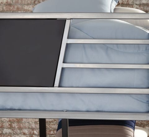 Ashley Youth Dinsmore Twin over Twin Bunk Bed with Ladder B106-59