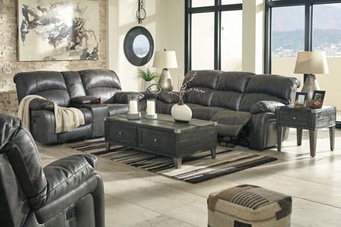 Ashley Living Room Dunwell Power Reclining Sofa 5160115