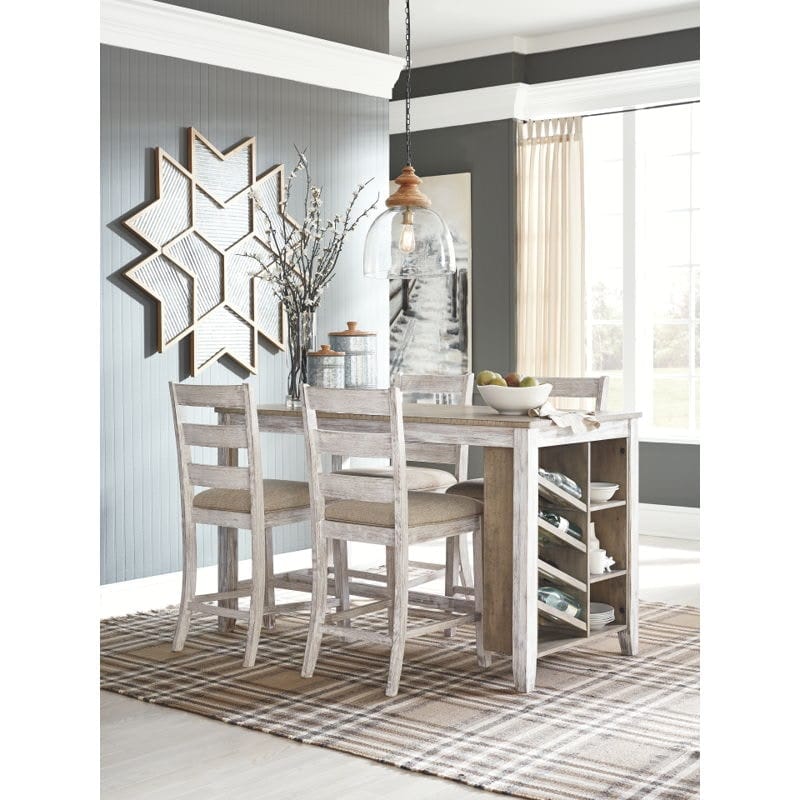 Ashley Dining Room 5 Piece Rectangular Counter Table Set D394-32-124-4
